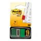 Εικόνα της Σελιδοδείκτες 3M Post-It 25 x 44 mm Green 6803GR