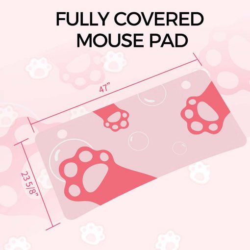 Εικόνα της Gaming Desk Eureka Ergonomic GIP 47" Pink ZX-GIP-P47PK-RU