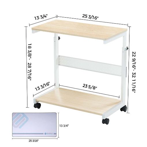Εικόνα της Eureka Ergonomic Τροχήλατη Βάση PC White ARCH-MW-EU
