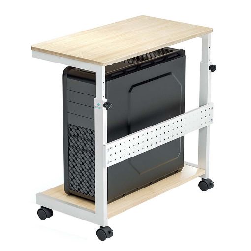Εικόνα της Eureka Ergonomic Τροχήλατη Βάση PC White ARCH-MW-EU