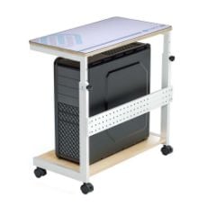 Εικόνα της Eureka Ergonomic Τροχήλατη Βάση PC White ARCH-MW-EU