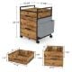 Εικόνα της Τροχήλατη Συρταριέρα Eureka Ergonomic Brown/Black ERK-HORB-US