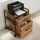 Εικόνα της Τροχήλατη Συρταριέρα Eureka Ergonomic Brown/Black ERK-HORB-US
