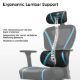 Εικόνα της Gaming Chair Eureka Ergonomic Norn Black/Βlue ERK-GC06-BU-V1