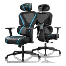 Εικόνα της Gaming Chair Eureka Ergonomic Norn Black/Βlue ERK-GC06-BU-V1