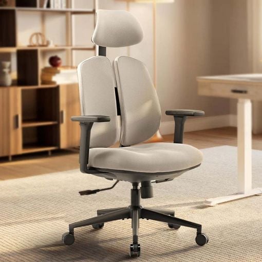 Εικόνα της Καρέκλα Γραφείου Eureka Ergonomic Flex White/Black ERK-OC10-OW