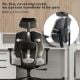Εικόνα της Καρέκλα Γραφείου Eureka Ergonomic Flex White/Black ERK-OC10-OW