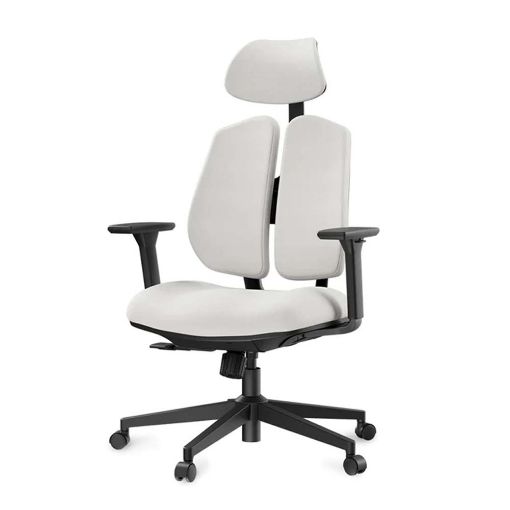Εικόνα της Καρέκλα Γραφείου Eureka Ergonomic Flex White/Black ERK-OC10-OW