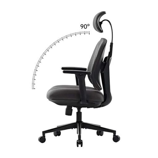 Εικόνα της Καρέκλα Γραφείου Eureka Ergonomic Flex Grey/Black ERK-OC10-GY