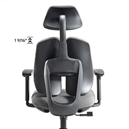 Εικόνα της Καρέκλα Γραφείου Eureka Ergonomic Flex Grey/Black ERK-OC10-GY