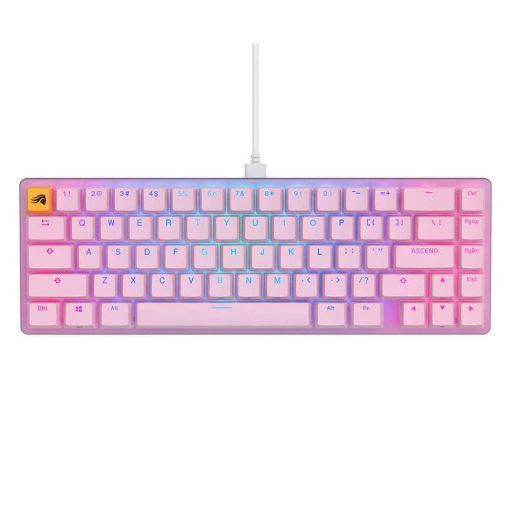 Εικόνα της Πληκτρολόγιο Glorious PC Gaming Race The GMMK2 65% Glorious Fox Linear Switches (US) Pink GLO-GMMK2-65-FOX-P