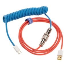 Εικόνα της Καλώδιο Ducky Premicord Type-C to USB-A 1.8m Bon Voyage Edition Orange/Blue DKCC-BVCNC1