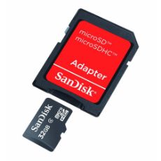 Εικόνα της Κάρτα Μνήμης microSDHC SanDisk 32GB Class 4 with Adapter SDSDQB-032G-B35