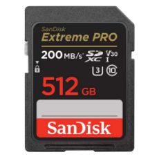 Εικόνα της Κάρτα Μνήμης SDXC SanDisk Extreme Pro 512GB UHS-I U3 V30 SDSDXXD-512G-GN4IN