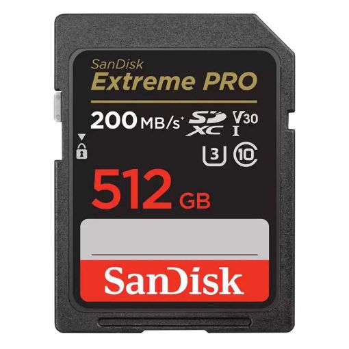 Εικόνα της Κάρτα Μνήμης SDXC SanDisk Extreme Pro 512GB UHS-I U3 V30 SDSDXXD-512G-GN4IN