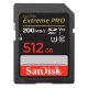 Εικόνα της Κάρτα Μνήμης SDXC SanDisk Extreme Pro 512GB UHS-I U3 V30 SDSDXXD-512G-GN4IN