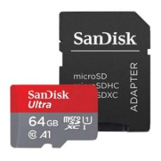 Εικόνα της Κάρτα Μνήμης microSD SanDisk Ultra 64GB UHS-I U1 A1 with Adapter SDSQUAB-064G-GN6IA