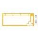 Εικόνα της Top Frame Glorious PC Gaming Race GMMK Pro Golden Yellow GATA-1664