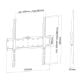 Εικόνα της Επιτοίχια Βάση Τηλεόρασης Neomounts 32-55" Fixed FPMA-W300BLACK