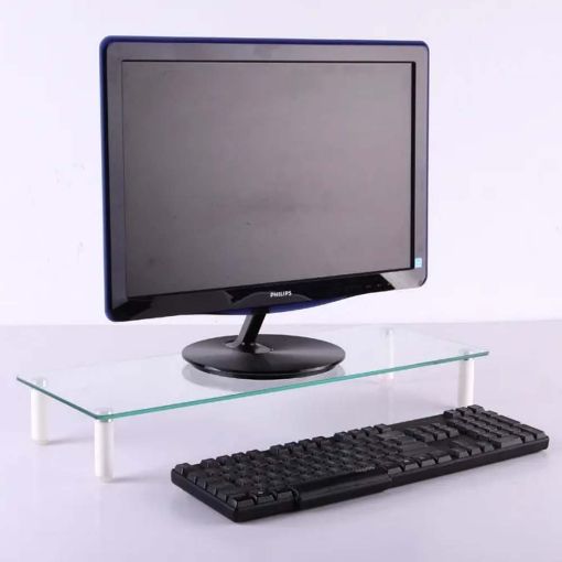 Εικόνα της Επιτραπέζια Βάση Neomounts Riser Transparent NSMONITOR10