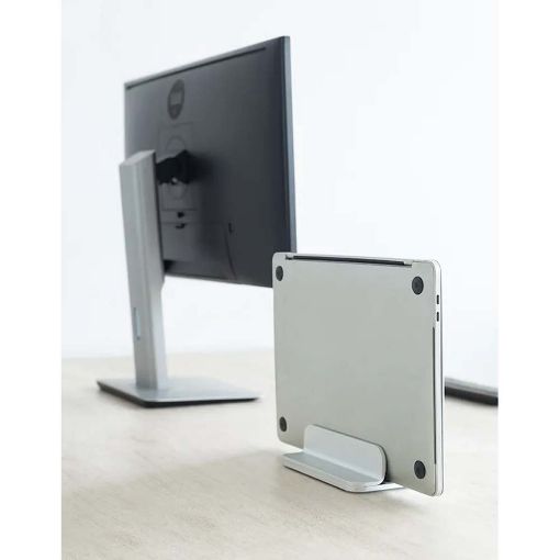 Εικόνα της Neomounts Vertical Laptop Holder 11-17" Silver NSLS300