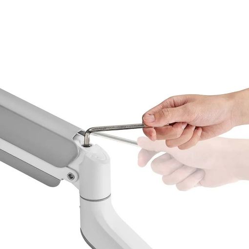 Εικόνα της Monitor Arm Desk Mount Neomounts 17-49" Curved Ultra-Wide Full Motion White DS70PLUS-450WH1
