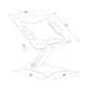 Εικόνα της Laptop Stand Neomounts 11-15" Foldable Black DS20-740BL1