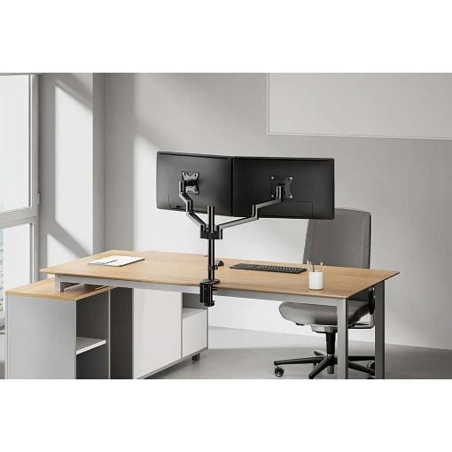 Εικόνα της Monitor Arm Desk Mount Neomounts 17-27" Dual Full Motion Black DS60-425BL2
