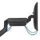 Εικόνα της Monitor Arm Desk Mount Neomounts 17-49" Curved Ultra-Wide Full Motion Black DS70PLUS-450BL1