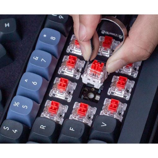 Εικόνα της Πληκτρολόγιο Keychron K6 Pro QMK/VIA 65% Bluetooth K Pro Brown Switches Black (US) K6P-H3
