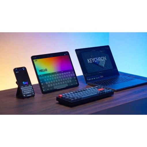 Εικόνα της Πληκτρολόγιο Keychron K6 Pro QMK/VIA 65% Bluetooth K Pro Brown Switches Black (US) K6P-H3