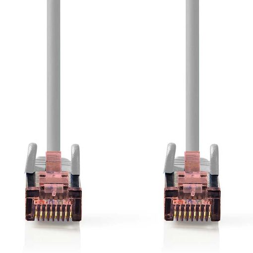 Εικόνα της Καλώδιο Δικτύου Nedis Cat.6 Ethernet RJ45 0.5m Grey CCGL85221GY05