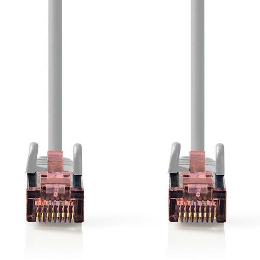 Εικόνα της Καλώδιο Δικτύου Nedis Cat.6 Ethernet RJ45 10m Grey CCGL85221GY100