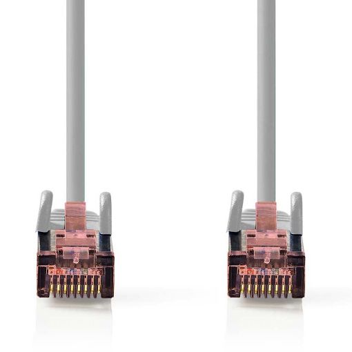Εικόνα της Καλώδιο Δικτύου Nedis Cat.6 Ethernet RJ45 0.25mm Grey CCGL85221GY025