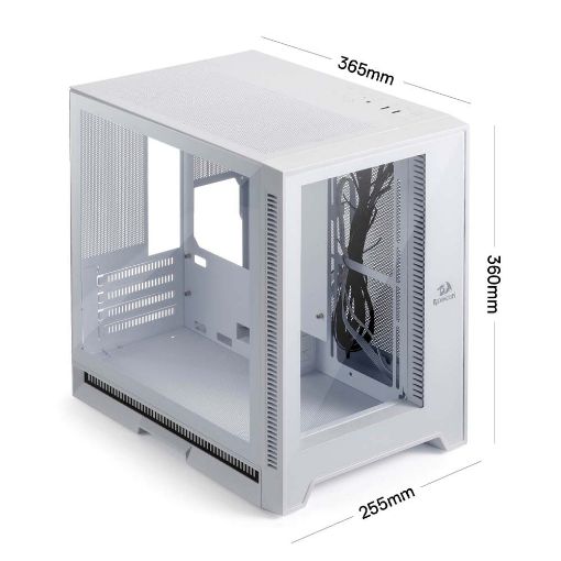 Εικόνα της Redragon MC211 Hot Rod Tempered Glass Mini White