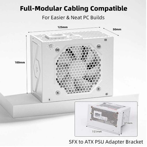 Εικόνα της Τροφοδοτικό Redragon RGPS GC-PS015 SFX 750W Full Modular 80 Plus Platinum White	