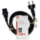 Εικόνα της Καλώδιο Τροφοδοσίας Nedis IEC-320-C13 2m Black CEGL10030BK20