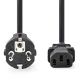 Εικόνα της Καλώδιο Τροφοδοσίας Nedis IEC-320-C13 2m Black CEGL10030BK20