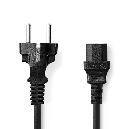 Εικόνα της Καλώδιο Τροφοδοσίας Nedis IEC-320-C13 2m Black CEGL10030BK20