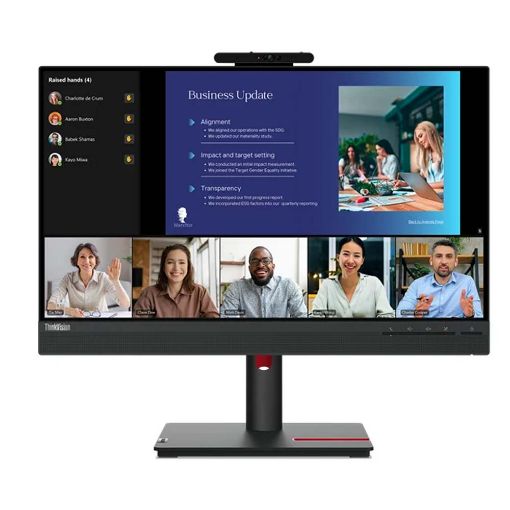 Εικόνα της Οθόνη Lenovo ThinkVision T24v-30 23.8" FHD IPS 75Hz with Webcam & Speakers 63D8MAT3EU