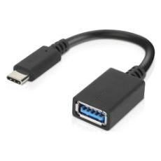Εικόνα της Adapter Lenovo USB-C to USB-A M/F Black 4X90Q59481