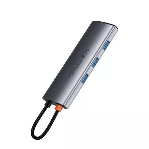 Εικόνα της Baseus 7-Port Hub Gleam USB-C Gray B00030708811-00