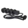 Εικόνα της Πολύπριζο Legrand 4 Θέσεων 1.5m Black/Dark Grey 694553