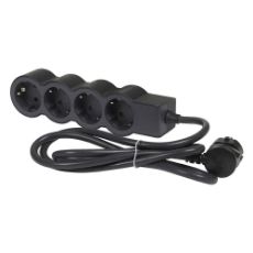 Εικόνα της Πολύπριζο Legrand 4 Θέσεων 1.5m Black/Dark Grey 694553