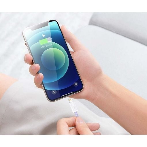 Εικόνα της Καλώδιο Baseus Dynamic USB-A to Lightning 2m Purple CALD000505