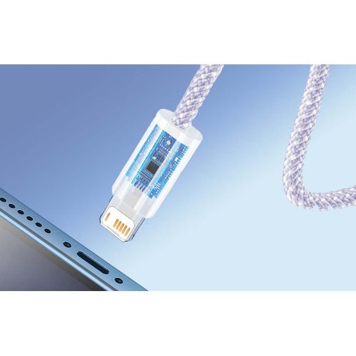 Εικόνα της Καλώδιο Baseus Dynamic 2 USB-A to Lightning 1m Purple CALD040005