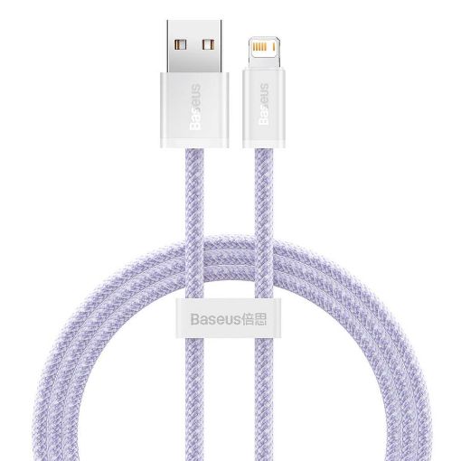 Εικόνα της Καλώδιο Baseus Dynamic 2 USB-A to Lightning 1m Purple CALD040005