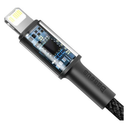 Εικόνα της Καλώδιο Baseus High Density USB-C To Lightning 20W 1m Black CATLGD-01