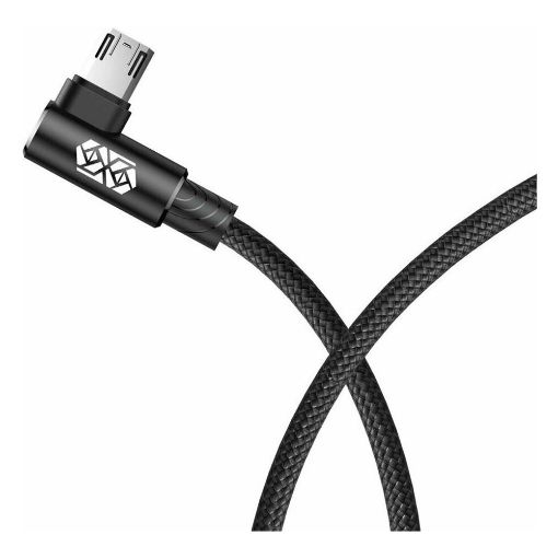 Εικόνα της Καλώδιο Baseus MVP Elbow USB-A to micro USB 2m Black CAMMVP-B01