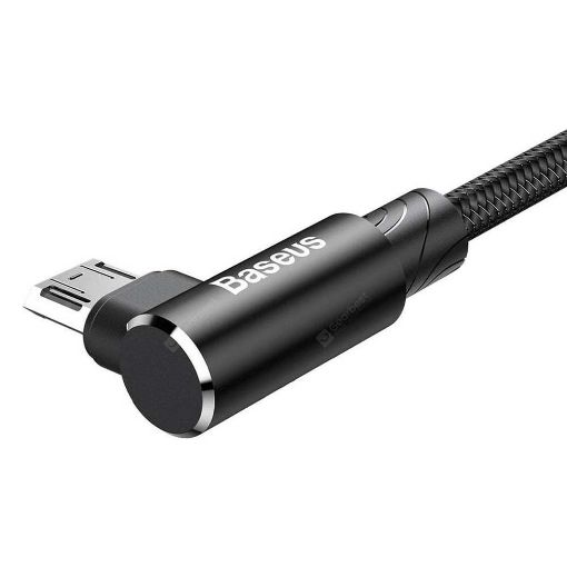 Εικόνα της Καλώδιο Baseus MVP Elbow USB-A to micro USB 2m Black CAMMVP-B01